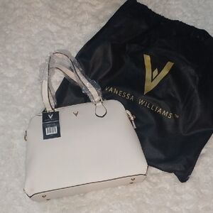 New Vanessa Williams Off White Satchel Bag
